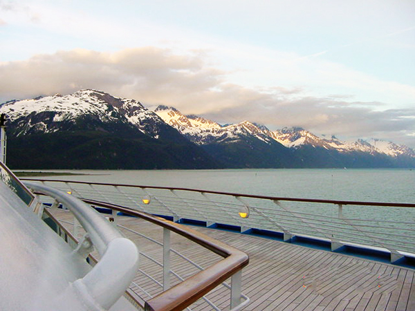 view from The Norwegian Sun cruise ship